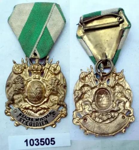 seltenes Abzeichen königlich Sächsischer Kriegerverein St. Egidien um 1915