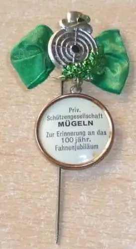 Abzeichen private Schützengesellschaft Mügeln um 1930