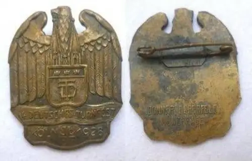 massives Abzeichen 14. deutsches Turnfest Köln 1928