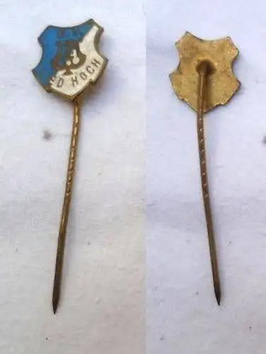 emaillierte Anstecknadel Gesangverein "Lied Hoch" 1920