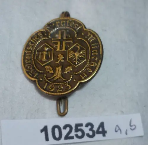 altes Abzeichen 13. Deutsches Turnfest München 1923