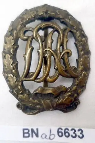 Weimarer Republik Reichssportabzeichen in Bronze