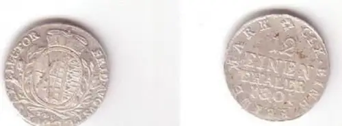 1/12 Taler Silber Münze Sachsen Friedrich August 1801