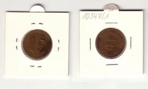 seltene Münze Nürnberg 15 Privatnotgeld Messing Ernst Tonndorf