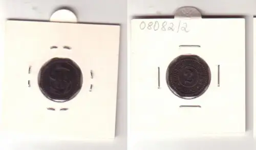 seltene Münze Leipzig 2 Privatnotgeld Zink Schusters Warenhaus