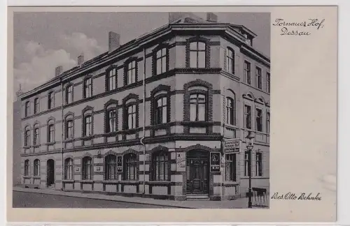 39307 Ak Dessau Gaststätte Tornauer Hof Tornauer Strasse 1 um 1930