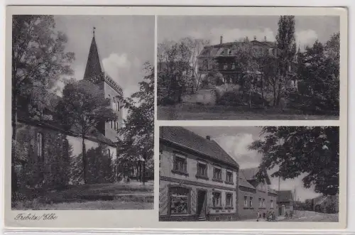 31822 Mehrbild Ak Trebitz Elbe Ortsansichten um 1940