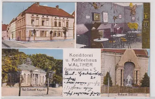 41176 Mehrbild Ak Gräfenhainichen Konditorei und Kaffeehaus Walther 1931