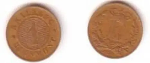 1 Rigsmont Skilling Münze Dänemark 1856
