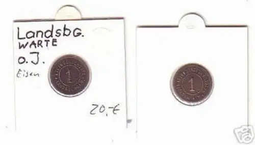 seltene Münze Notgeld 1 Pf. Landsberg Warte um 1920