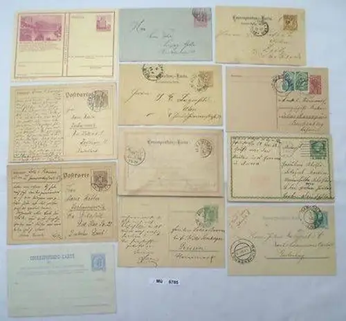 35 teils seltene alte Ganzsachen Österreich ab 1878