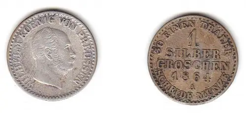 1 Silbergroschen Preussen 1864 A