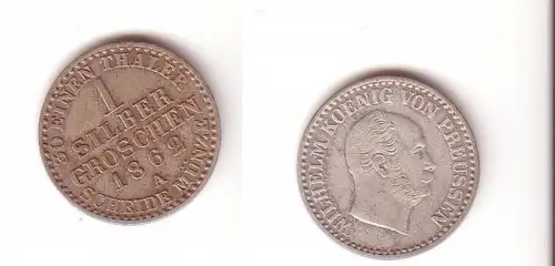 1 Silbergroschen Preussen 1862 A ss