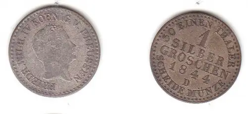 1 Silbergroschen Preussen 1844 D