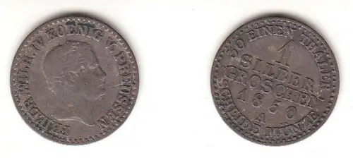 1 Silbergroschen Preussen 1850 A