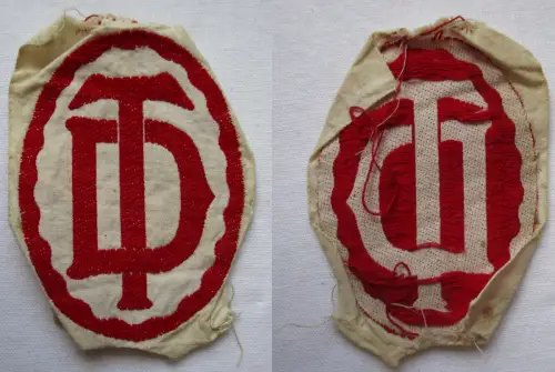 Seltenes Stoff Abzeichen Deutscher Turnerbund um 1930 (152095)