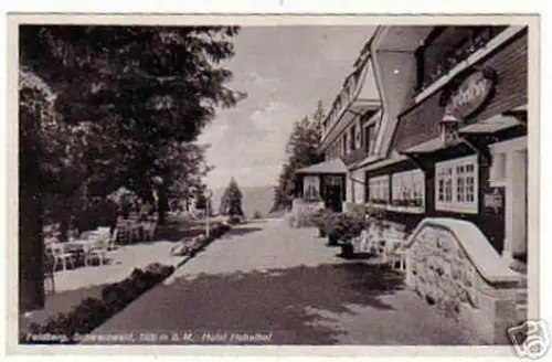 05985 Ak Feldberg Schwarzwald Hotel Hebelhof 1944