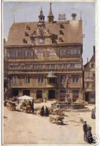 09781 Ak Tübingen Rathaus 1910