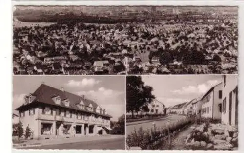 44530 Ak Weil am Rhein Stadt am Dreiländereck um 1960