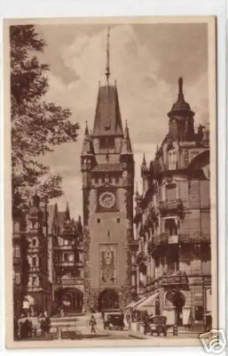 07569 Ak Freiburg im Breisgaus Martinstor 1930