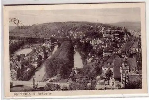 43849 Ak Tübingen am Neckar von Osten 1917