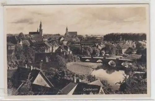 49135 Ak Crailsheim Totalansicht 1936