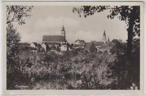 49140 Ak Crailsheim Totalansicht 1936