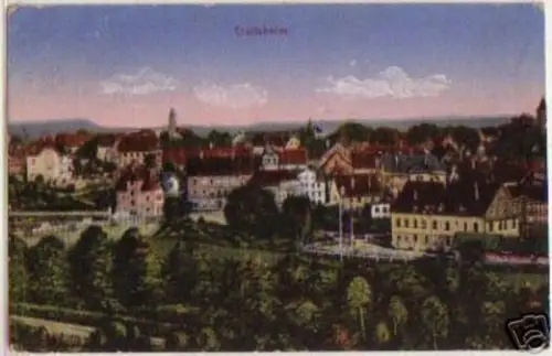 15251 Feldpost Ak Crailsheim Totalansicht 1918