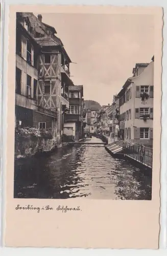 17263 Ak Freiburg im Breisgau Fischerau 1936