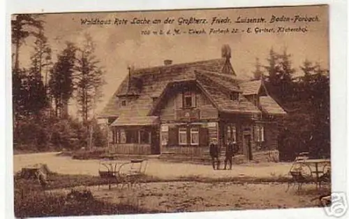 09311 Ak Waldhaus Rote Lache Baden Forbach um 1930