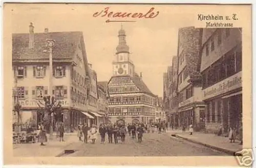17946 Ak Kirchheim u.Teck Marktstrasse 1910