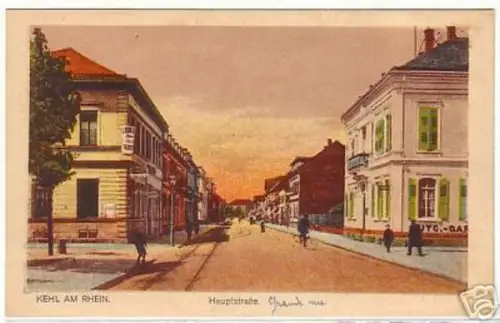 11510 Ak Kehl am Rhein Hauptstrasse 1924