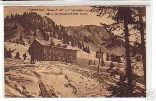 07393 Ak Alpenhotel "Schönblick" auf Schrattenwang 1914