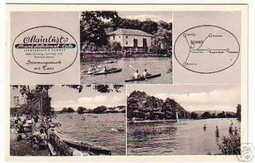 04494 Ak Lichtenfels Schney Restaurant Mainlust 1960