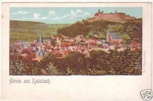 08497 Ak Gruss aus Kulmbach Totalansicht um 1900
