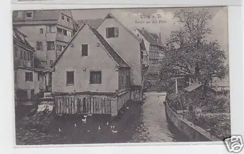 06942 Ak Ulm an der Donau Partie an der Blau um 1910