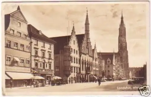 17375 Ak Landshut Altstadt Kaufhaus usw. 1936