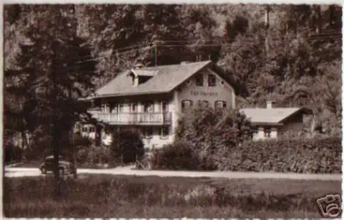 14187 Ak Schellenberg bei Berchtesgaden Cafe´1959