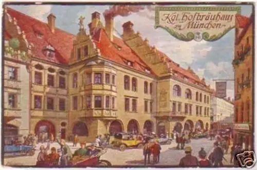 24445 Ak königliches Hofbräuhaus zu München 1921