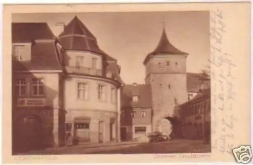 25789 Ak Lichtenfels unterer Stadtturm 1933