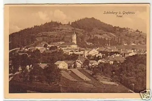 29590 Ak Schönberg bei Grafenau Totalansicht um 1920