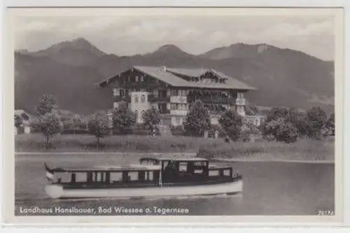 46161 Ak Bad Wiessee Landhaus Hanslbauer um 1940