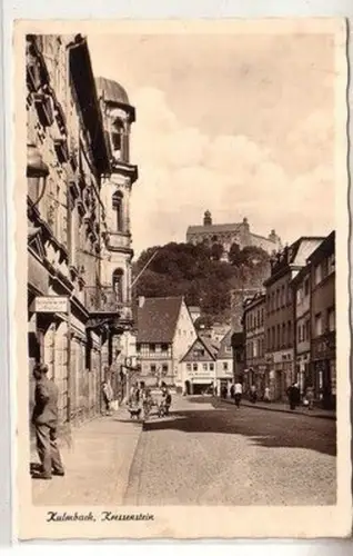 59364 Ak Kulmbach Kressenstein mit Geschäften 1956