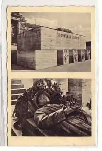 10294 Ak München Kriegerdenkmal vor Armeemuseum um 1930