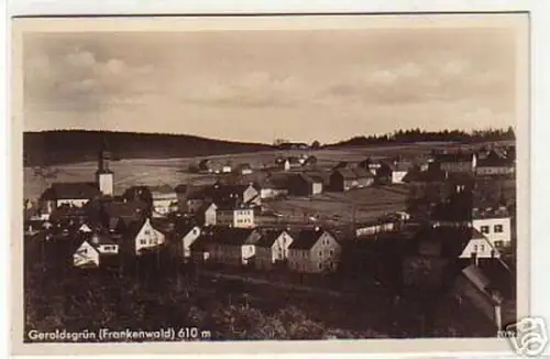 10690 Ak Geroldsgrün Frankenwald Totalansicht 1935