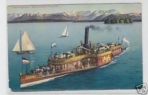 33167 Ak Starnbergersee Salondampfer Luitpold um 1910