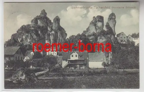 78691 Ak Tüchersfeld (fränkische Schweiz) Gasthaus zum Püttlachtal 1914