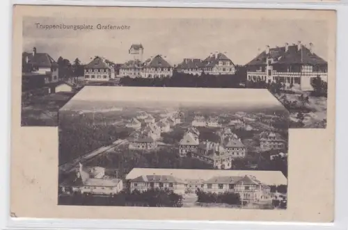 77599 Feldpost AK Truppenübungsplatz Grafenwöhr - Totalansicht 1917