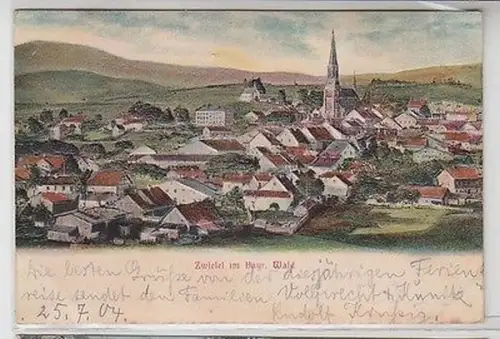 62320 Präge Ak Zwiesel im Bayrischen Wald 1904