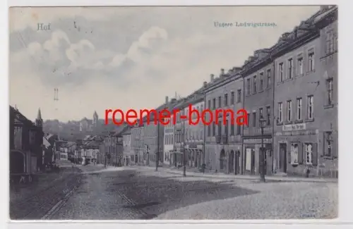 83676 Ak Hof Untere Ludwigstrasse 1907